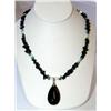 Image 1 : AAA Turquoise, Onyx & Pearl Hand Made Necklace