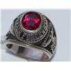 AAA Red Gemstone United States Air Force Ring