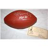 Leather Wilson Football Signed By Paul Horning W/