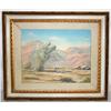 Image 1 : Framed Oil On Canvas Of Mountains