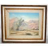 Image 2 : Framed Oil On Canvas Of Mountains