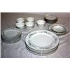 Image 1 : 28 Piece Fine China (Royal Court) Blue Fantasy