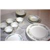 Image 2 : 28 Piece Fine China (Royal Court) Blue Fantasy