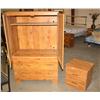 Image 2 : Bedroom Armoire and Nighstand