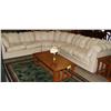 Image 2 : Leather 3 pc. Sectional Sofa