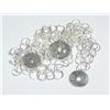 Image 1 : Silver Plated Long Chain & Message Beads