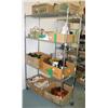Rack Lot of Misc. Household Items
