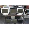 Table Lot of Misc Computer Monitors