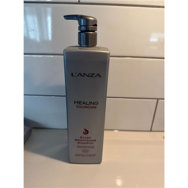 L'ANZA healing cover, silver brightening shampoo