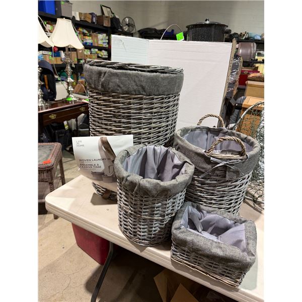 Woven laundry set