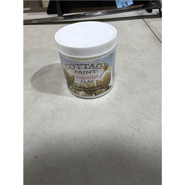 Cottage Paint flat varnish