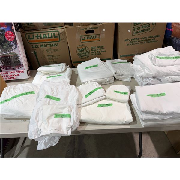 Assorted linens