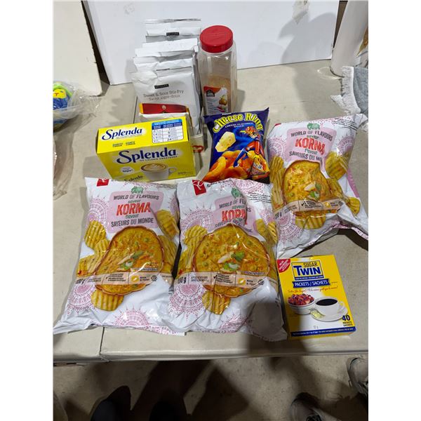 Assorted food past best before date