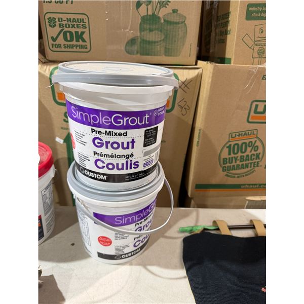 Premixed grout