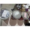 Image 2 : Assorted cans of paint
