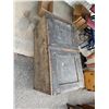 Image 1 : Antique wood chest 41 1/2" x 21 1/2" x 22" tall