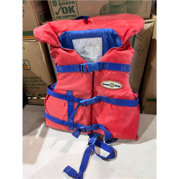 Lifejacket youth size 30 to 60 pounds