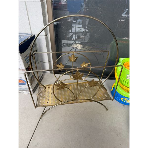 Vintage magazine rack
