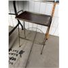 Image 1 : Vintage Side Table Withe magazine stand 17 1/2" x 10" x 22 1/2" tall