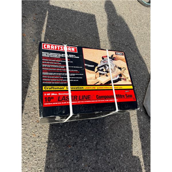 Craftsman 10 inch laser line compound miter saw
