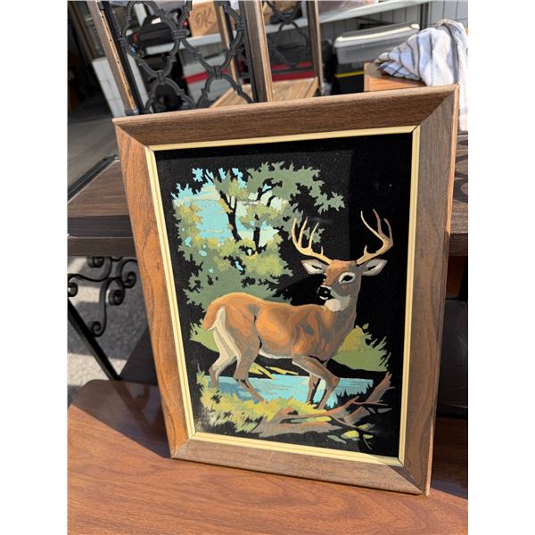 Velvet deer artwork 12" x 16"