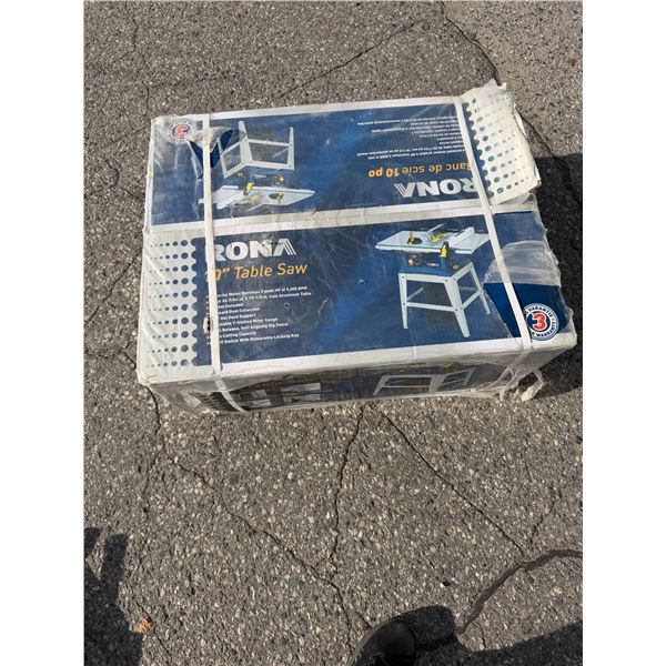 New Rona, 10 inch tablesaw