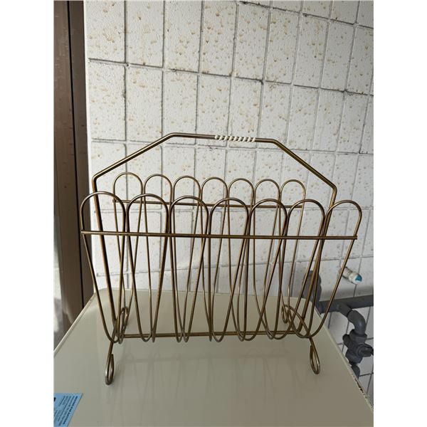 Vintage magazine rack