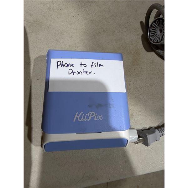 KIIPXX phone to film  printer