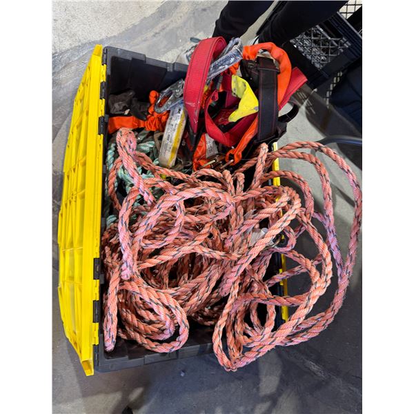Ropes and harnesses