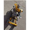 Image 1 : DeWalt sliding compound miter saw with cart
