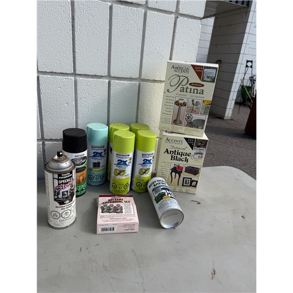 Spray paint and other paints
