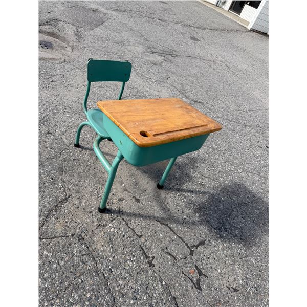 Vintage school desk