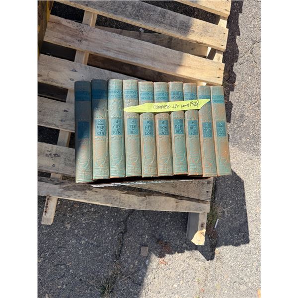 Colliers new encyclopedia complete set 1928