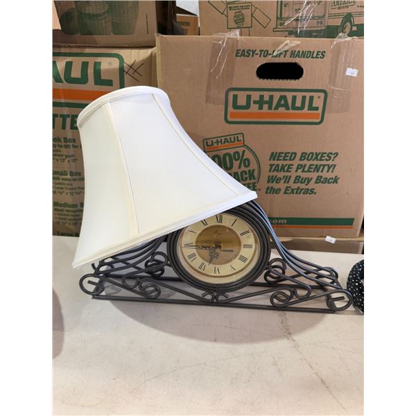 Lamp Shade and Clock