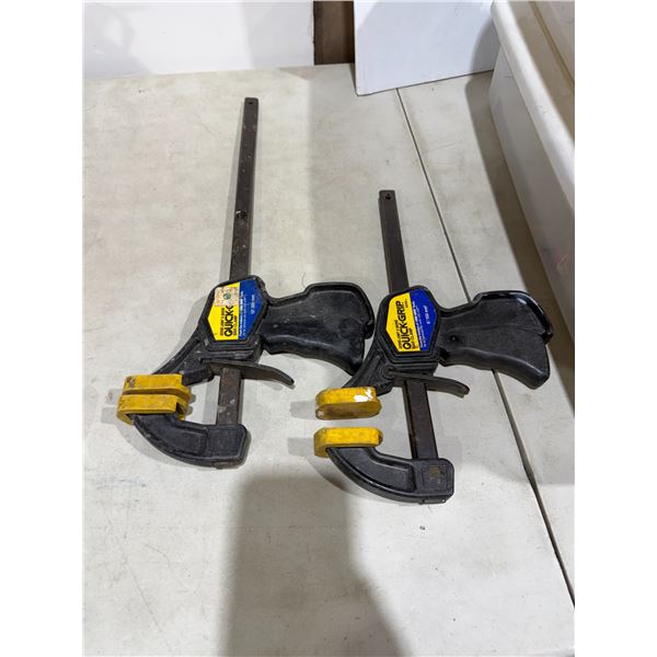 Quick bar clamps 12 inch and 6 inch