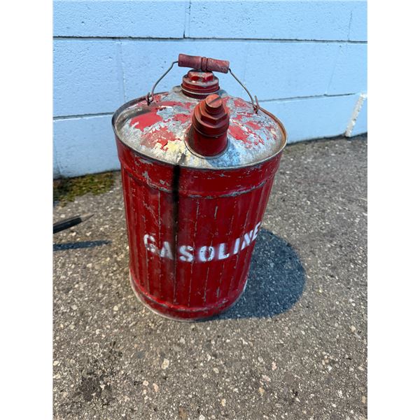 Vintage gasoline container