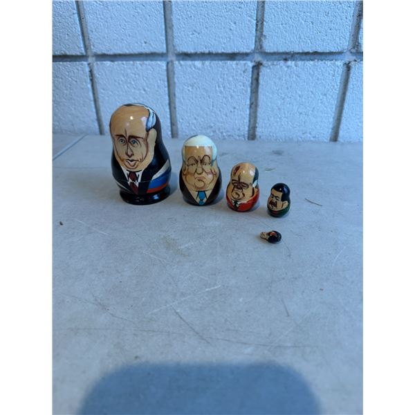 Vintage Russian nesting dolls