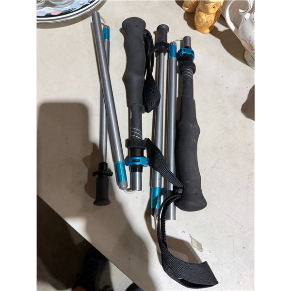 Folding walking sticks
