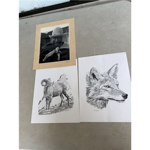 Artwork and photograph