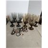 Image 1 : Vintage get Glass goblets and wine markers