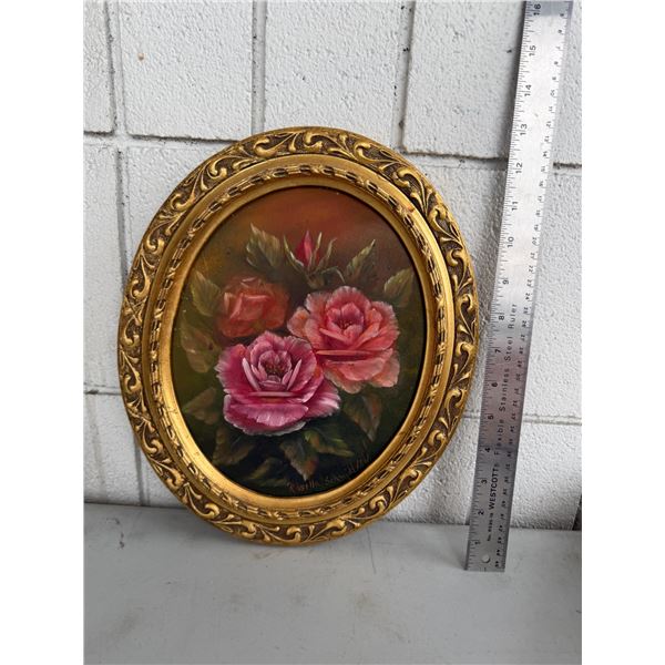 Vintage floral artwork