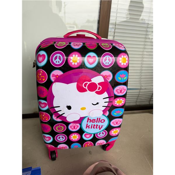 Hello Kitty, four wheeled suitcase