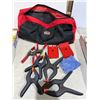 Image 1 : Job bag and clamps, etc.