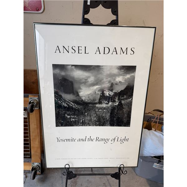 ANSEL  Adams Yosemite  and the range of light 25 1/2" x 36"
