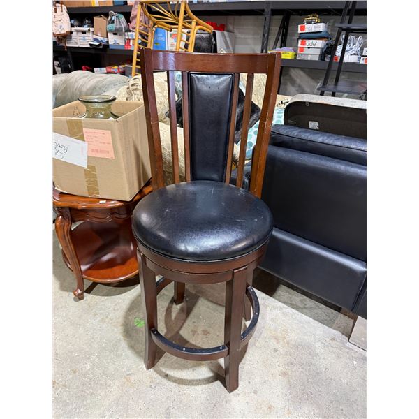 Swivel Stool 25 1/2 inches to the seat