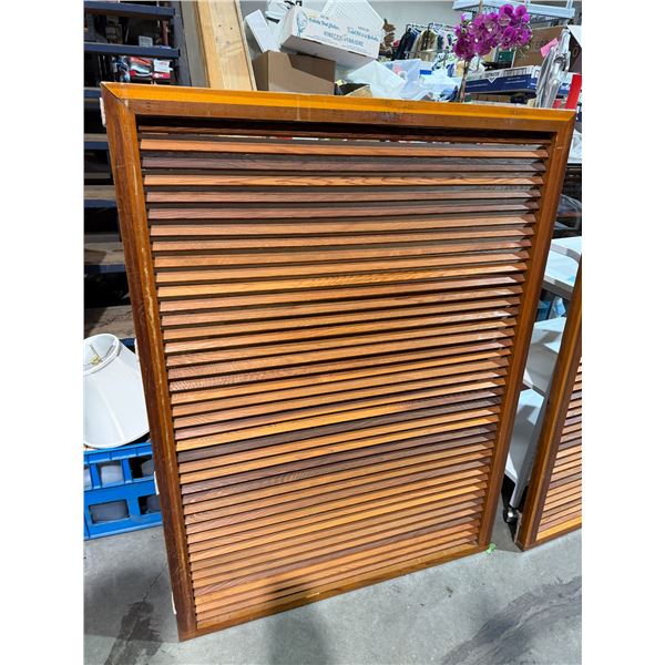 Non-adjustable shutters 36" x 48 1/2"