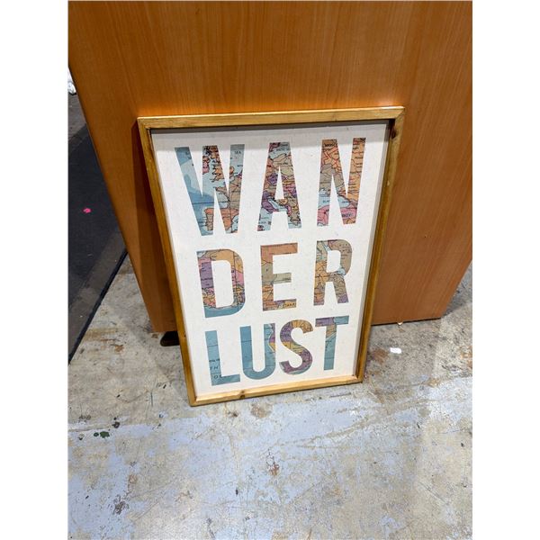 WANDERLUST  15 3/4 x 23 1/2"