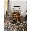 Image 1 : Vintage glasses with stand and coasters