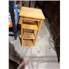Image 1 : Square smaller shelf 11 and three-quarter inches by 11 and three-quarter inches by 26 inches tall