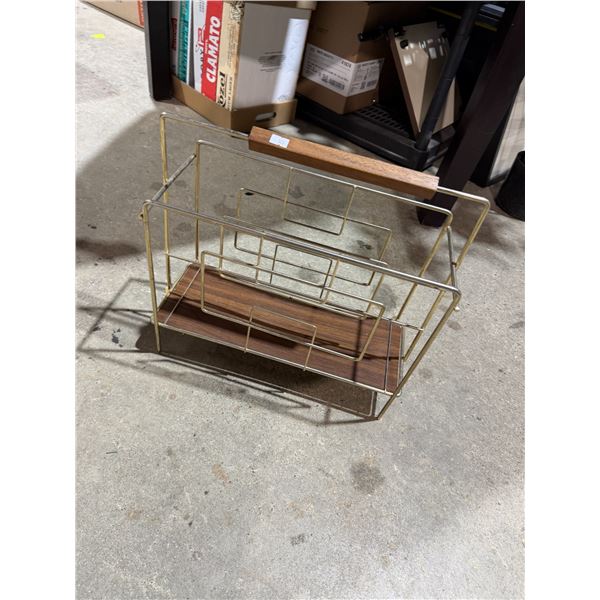 Vintage magazine rack